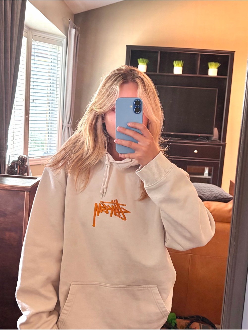 Stussy Cream Hoodie
